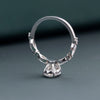 1.60 CT Oval Lab-Grown Diamond Engagement Ring with Marquise Side Diamonds
