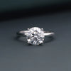 2.14 CT Round Lab-Grown Diamond Engagement Ring