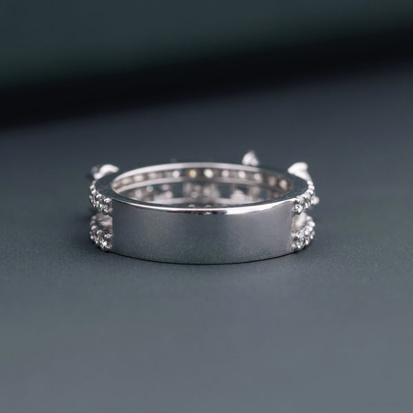 1.60 CT Multi-Shape Lab-Grown Diamond Band Ring with Oval, Princess, Marquise & Pear Diamonds