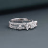 1.60 CT Multi-Shape Lab-Grown Diamond Band Ring with Oval, Princess, Marquise & Pear Diamonds