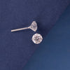 2.09 CT Round Brilliant CVD Lab-Grown Diamond Stud Earrings