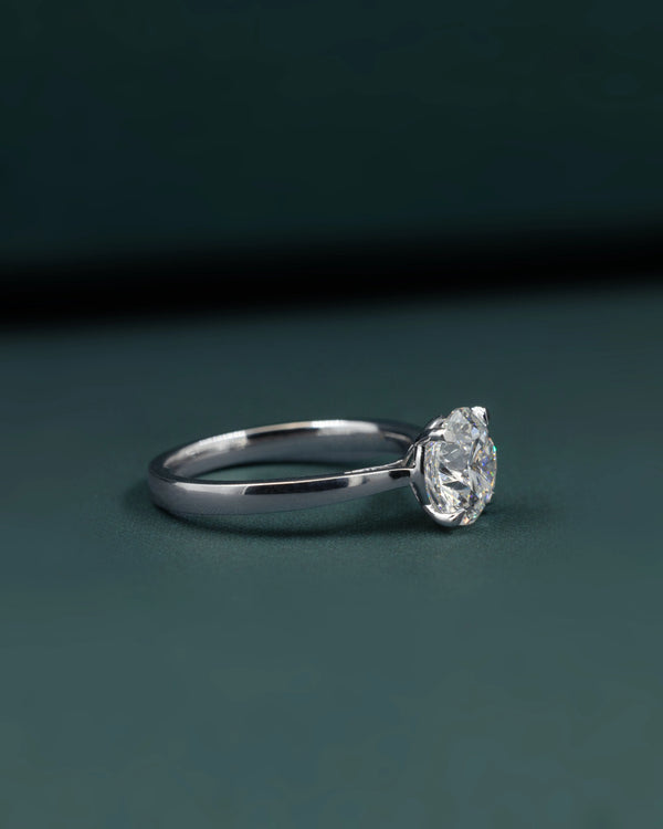 2.33 CTW Round Brilliant CVD Lab-Grown Diamond Solitaire Ring