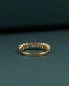 1.145 CT Emerald & Marquise Cut CVD Lab-Grown Diamond Eternity Band Ring