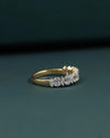 1.145 CT Emerald & Marquise Cut CVD Lab-Grown Diamond Eternity Band Ring