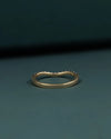 0.28 CTW V-Shaped Diamond Stackable Ring