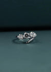 3.08 CTW Multi-Shape Three Stone CVD Lab-Grown Diamond Ring