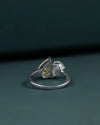3.66 CTW Pear Cut Two-Stone Lab-Grown Diamond Ring