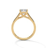 2.00 CT Emerald Cut Lab-Grown Diamond Solitaire Ring
