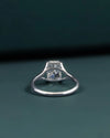 2.05 CT Radiant Cut Lab-Grown Diamond Solitaire Engagement Ring