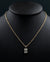 1.09 CT Emerald Cut Lab-Grown Diamond Solitaire Pendant Necklace