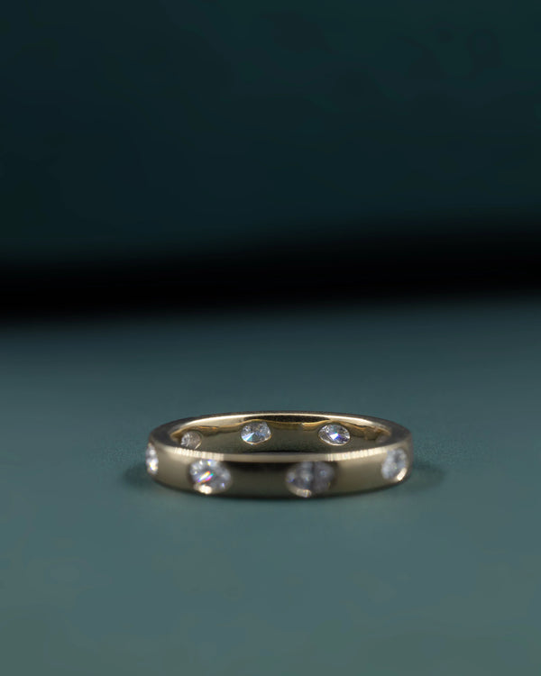 0.70 CTW Bezel-Set Lab-Grown Diamond Eternity Ring