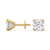 2.50 CT Cushion Cut CVD Lab-Grown Diamond Stud Earrings