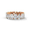 11.25 CT Multi-Shape Lab-Grown Diamond Eternity Band Ring