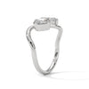 2.50 CT Round & Pear Lab-Grown Diamond Toi Et Moi Open Ring