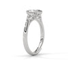 1.50 CT Emerald Cut Lab-Grown Diamond Three-Stone Ring with Pear Side Stones