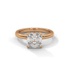 2.10 CT Asscher Cut Lab-Grown Diamond Solitaire Ring