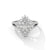 1.07 CT Round Lab-Grown Diamond Cluster Statement Ring