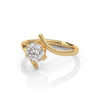 1.00 CT Round Lab-Grown Diamond Open Twist Solitaire Ring