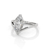 1.50 CT Marquise Cut Lab-Grown Diamond V-Shaped Solitaire Ring