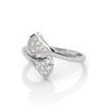 0.28 CT Round Lab-Grown Diamond Open Wrap Ring
