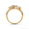 3.50 CT Multi-Shape Lab-Grown Diamond Statement Ring