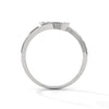 0.28 CT Round Lab-Grown Diamond Open Wrap Ring