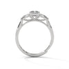 1.50 CT Emerald Cut Lab-Grown Diamond Three-Stone Ring with Pear Side Stones