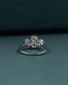 2.90 CT Oval Three-Stone Lab-Grown Diamond Engagement Ring