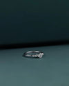 0.42 CT Round Cut Lab-Grown Diamond Three Stone Ring