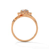 1.35 CT Round Lab-Grown Diamond Halo Twist Ring