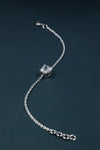 6.55 CTW Emerald Cut Lab-Grown Diamond Solitaire Bracelet