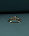 1.01 CT Emerald Cut Bezel-Set Lab-Grown Diamond Solitaire Ring
