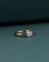 1.01 CT Emerald Cut Bezel-Set Lab-Grown Diamond Solitaire Ring