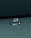 2.10 CT Princess Cut Solitaire CVD Lab-Grown Diamond Engagement Ring