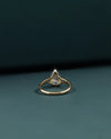 2.01 CT Pear Cut Solitaire Lab-Grown Diamond Engagement Ring