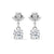 1.36 CT Multi-Shape Floral Drop CVD Lab-Grown Diamond Earrings