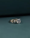 2.56 CTW Round Brilliant Cut Floral Lab-Grown Diamond Engagement Ring