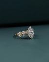 2.53 CT Marquise Cut Nature Inspired CVD Lab-Grown Diamond Engagement Ring
