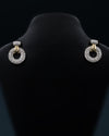 1.94 CTW Round CVD Lab-Grown Diamond Circle Pendant & Earring Set