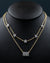 2.67 CTW Pear & Emerald Cut CVD Lab-Grown Diamond Layered Necklace