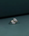 2.04 CTW Marquise Cut Toi et Moi Lab-Grown Diamond Bypass Ring