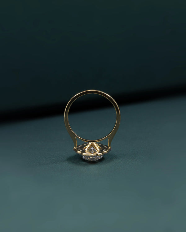 2.27 CT Oval Halo Lab-Grown Diamond Ring