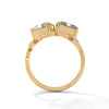 7.30 CT Pear & Emerald Cut Lab-Grown Diamond Designer Ring with Marquise Accents