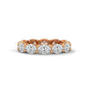4.35 CT Oval Cut Lab-Grown Diamond Eternity Band