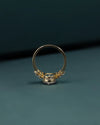 2.89 CTW Oval Cut Lab-Grown Diamond Floral Solitaire Ring
