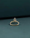 2.15 CT Marquise Solitaire CVD Lab-Grown Diamond Ring