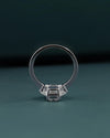 2.46 CTW Emerald & Pear Cut Three-Stone Lab-Grown Diamond Engagement Ring