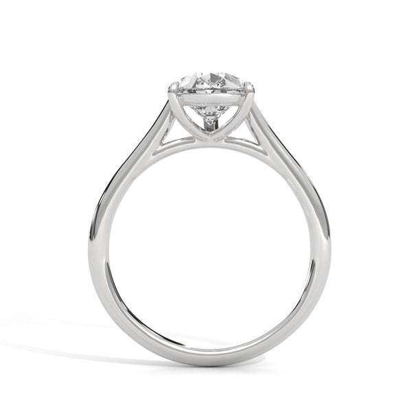 1.80 CT Pear Cut Lab-Grown Diamond Solitaire Engagement Ring