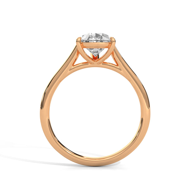 1.80 CT Pear Cut Lab-Grown Diamond Solitaire Engagement Ring