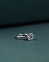 2.64 CTW Round Brilliant Lab-Grown Diamond Twisted Solitaire Ring